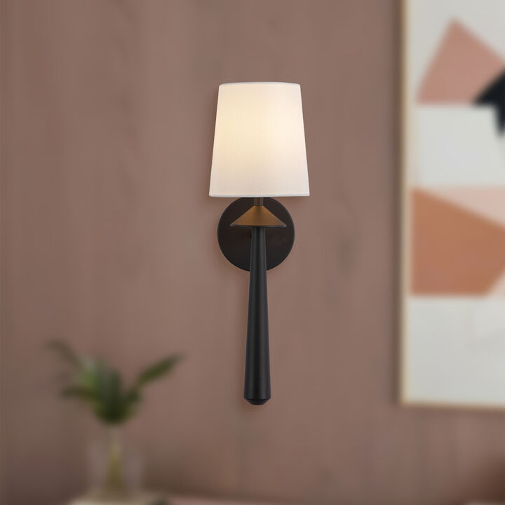 Bridgette 16-in Socket Damp-Rated Wall/Vanity Light