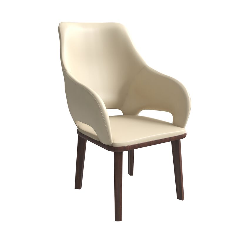 LeisureMod Vivara Collection Modern Dining Chair