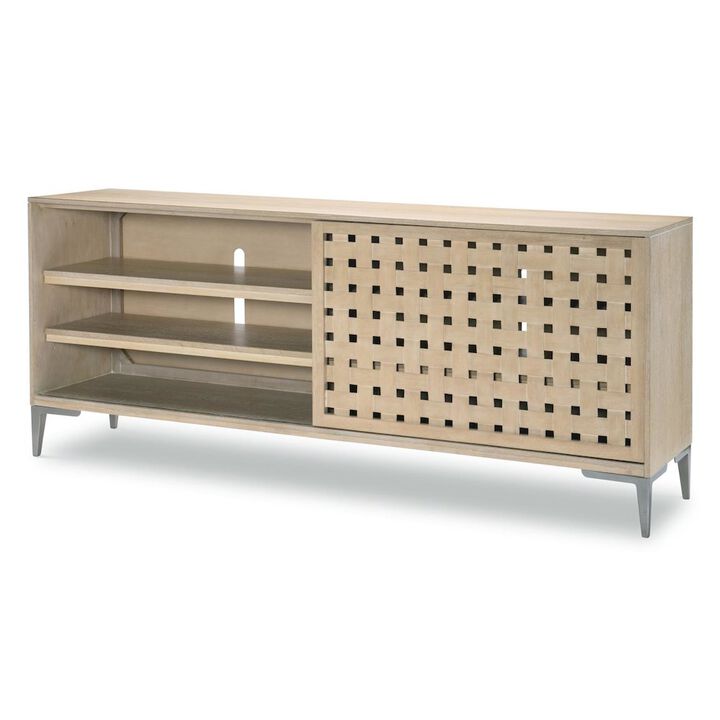 Legacy Classic Entertainment Console with Sliding Door and Adjustable Shelves - Wire Management