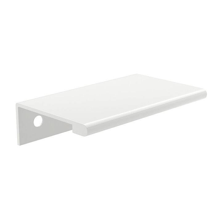 Richelieu Hardware BP98985030 Lincoln Collection 2-inch (50 mm) Center-to-Center White Modern Cabinet and Drawer Edge Pull Handl