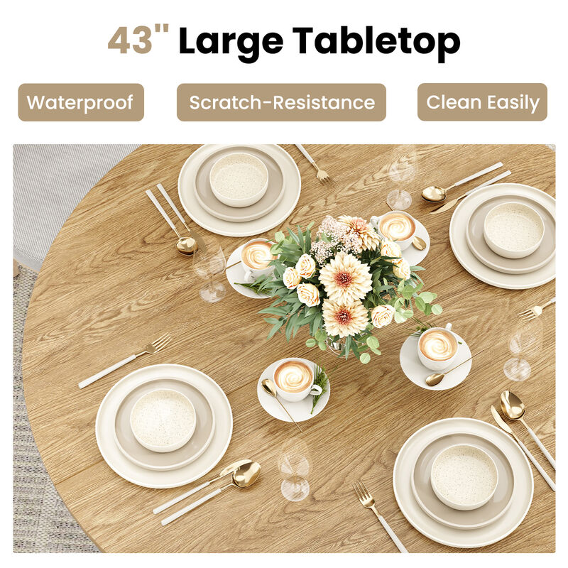 43" Round Dining Table for Dining Room image number 4