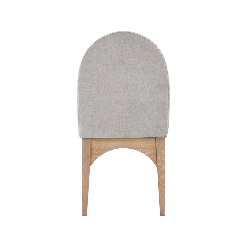Meridian Furniture Waldorf Grey Chenille Fabric Dining Chair