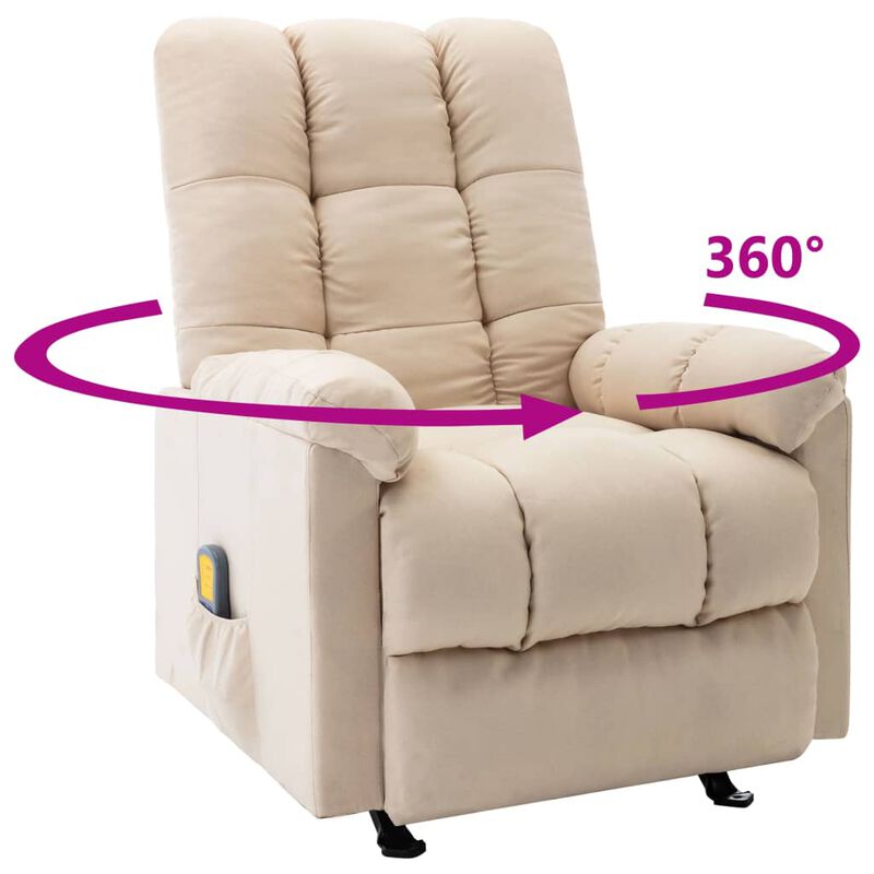 Recliner Cream Fabric
