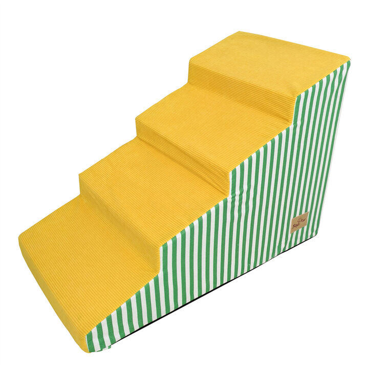 Dog Stairs for Small Dogs Cats 3/4/5-Step Non-Slip Pet Steps for Couch Sofa Bed