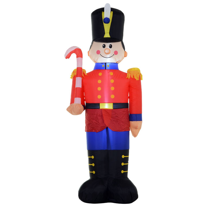 6' Toy Soldier Nutcracker Christmas Lawn Inflatable Outdoor Decoration