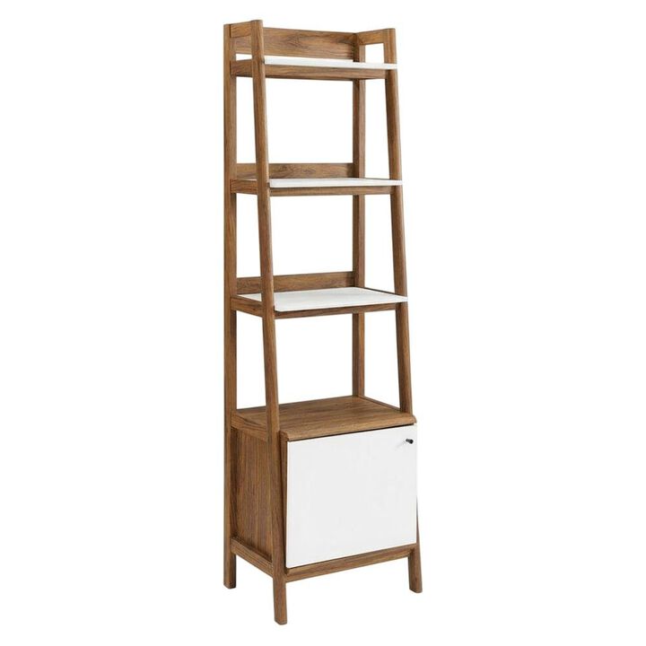 Wooden Bookshelf in finish with Open Shelving for Home Storage