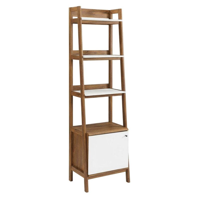 Wooden Bookshelf in finish with Open Shelving for Home Storage image number 0