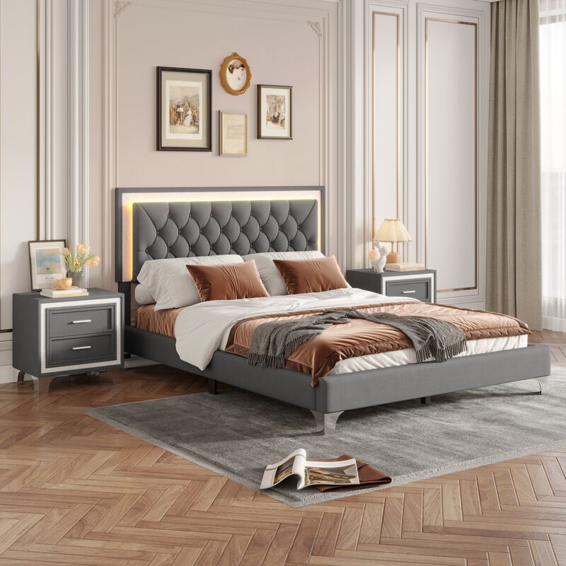 Nuxpin 3-Pieces Bedroom Sets image number 2
