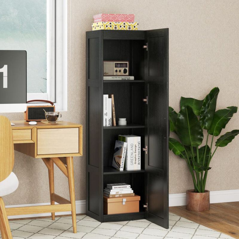 Hivvago Tall Storage Cabinet with 4 Storage Shelves for Bathroom Living Room