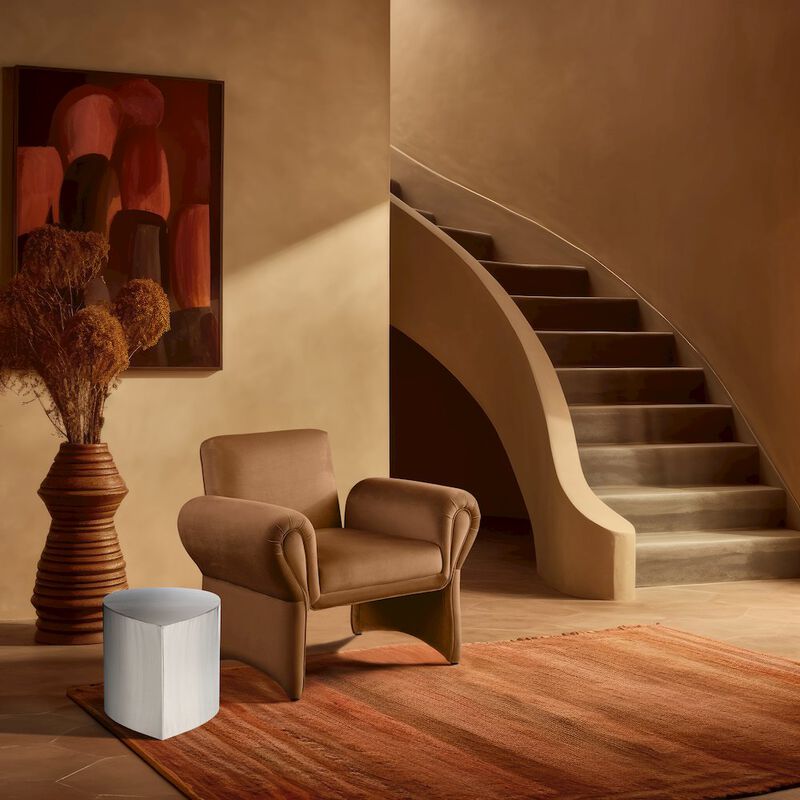 Meridian Furniture Petal Silver Coffee Table