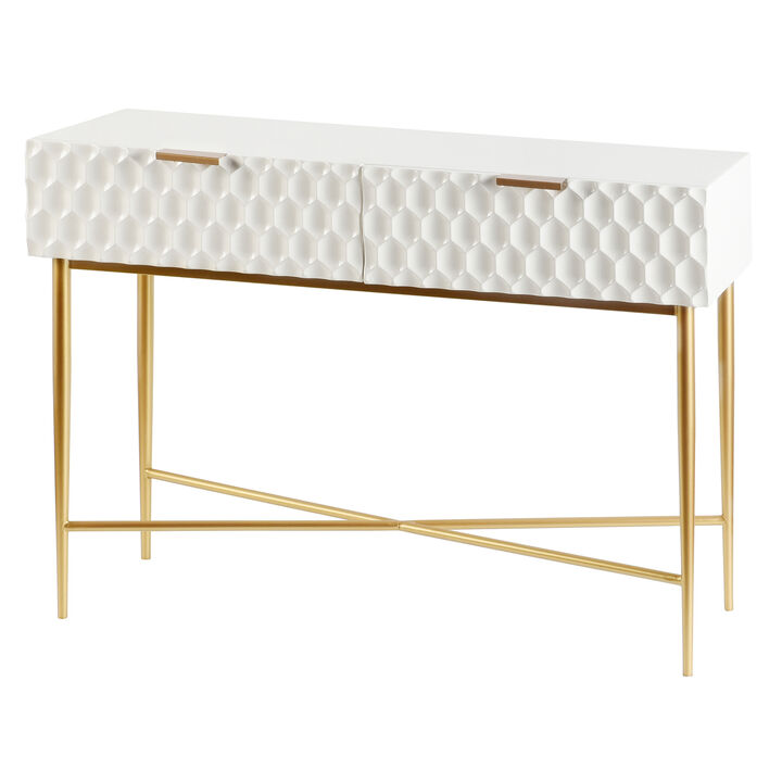 Textured Contemporary Console