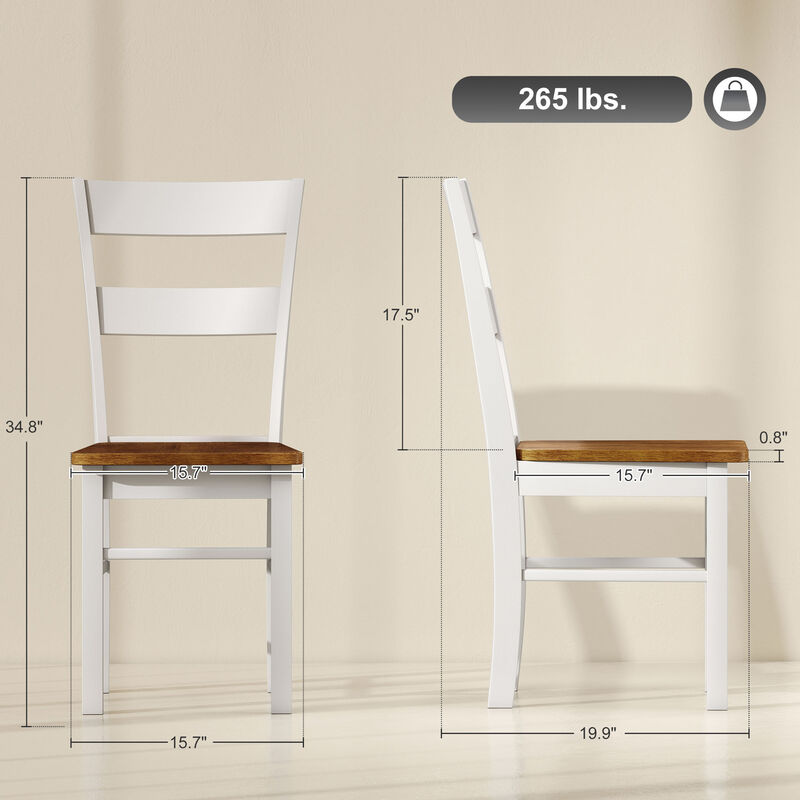 Hivvago Dining Chair Set of 2 for Kitchen or Living Room image number 2
