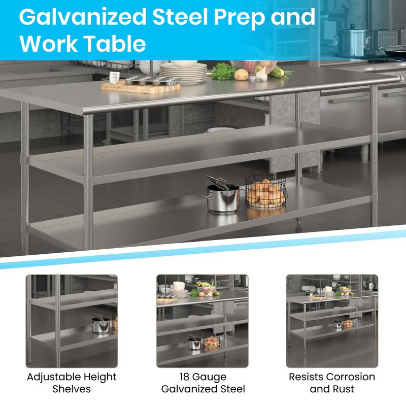 Stainless Steel Worktables image number 3