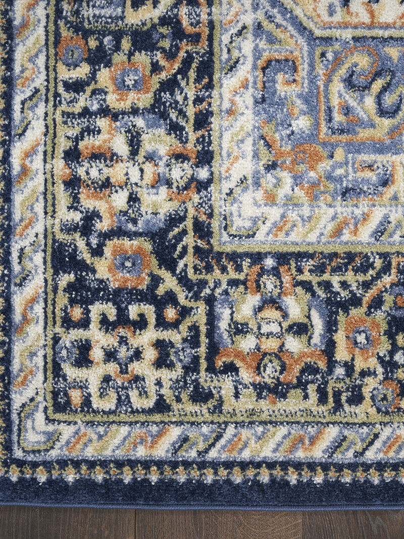 Nourison Essentials Persian NRE07 Navy 4' x 6' Rug