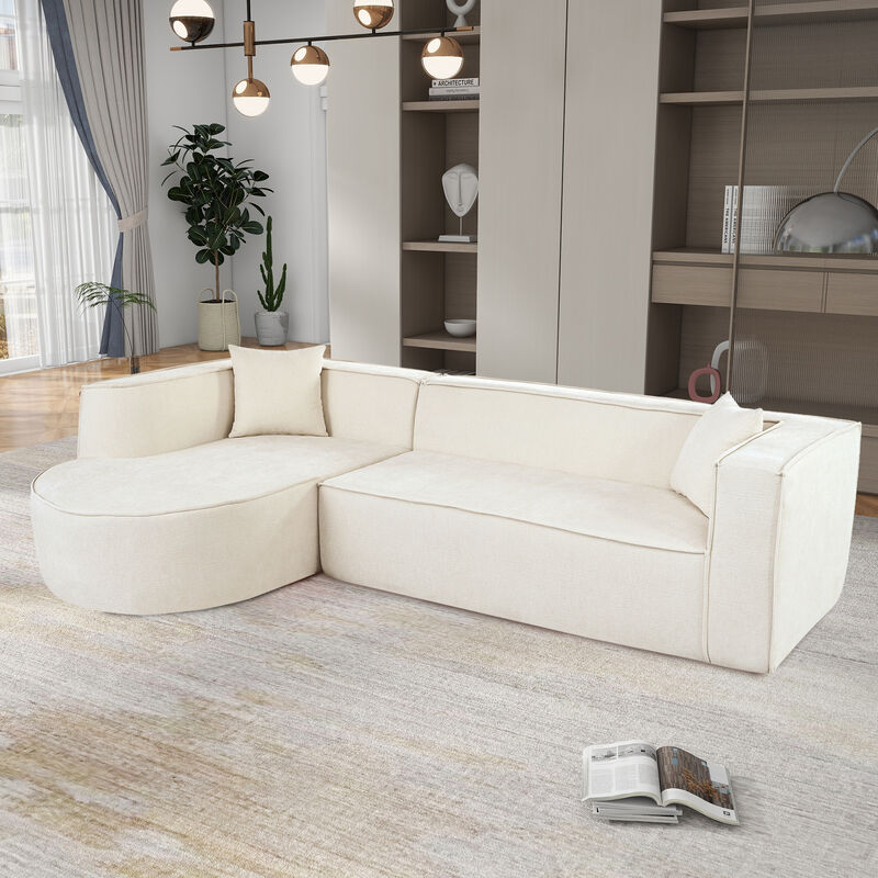 Merax Modern Modular L-Shape Sectional Sofa Couch