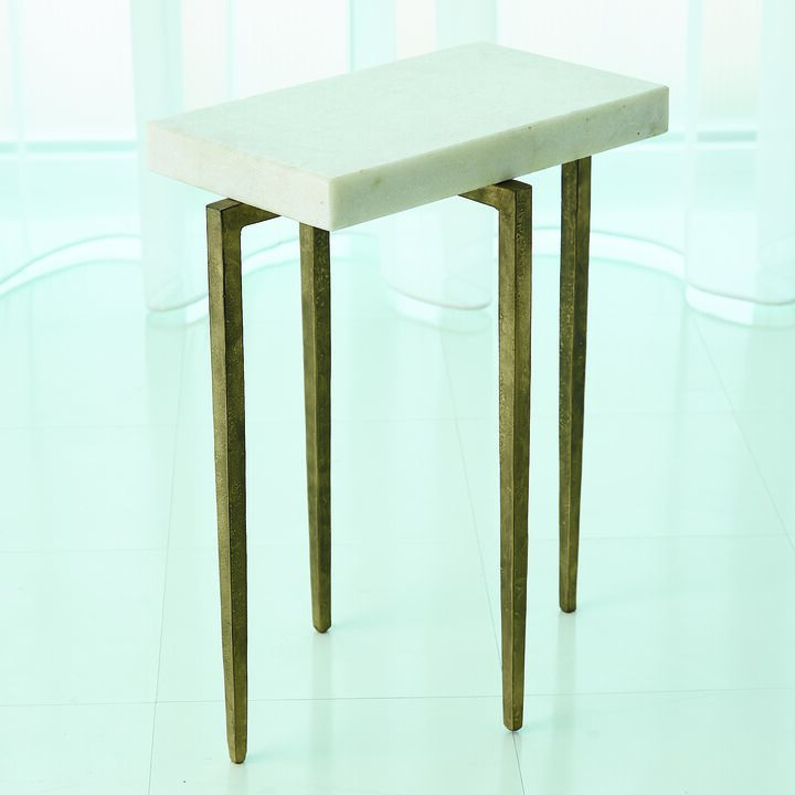 Laforge Accent Table- Brass