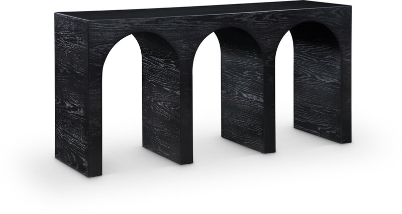 Meridian Furniture June Black Oak Console Table image number 0