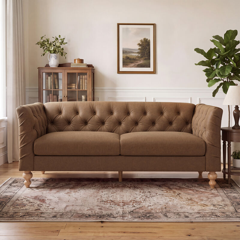 Kelhak 3 Seat PU Sofa image number 2