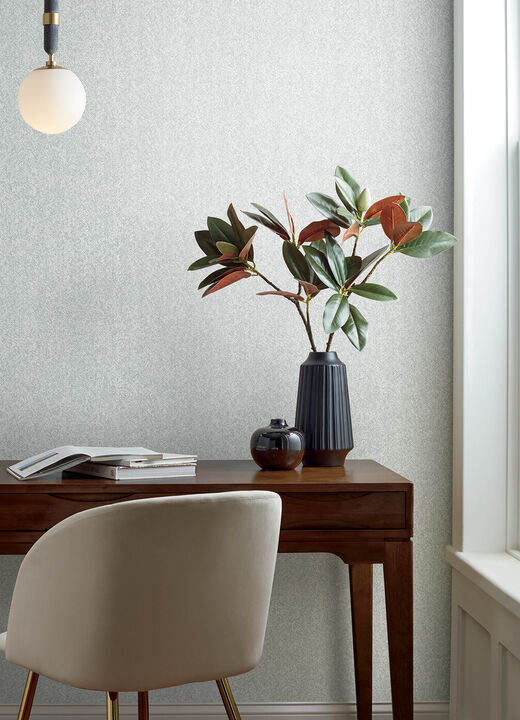 Ashbee Light Grey Faux Fabric Wallpaper (Set of 2)