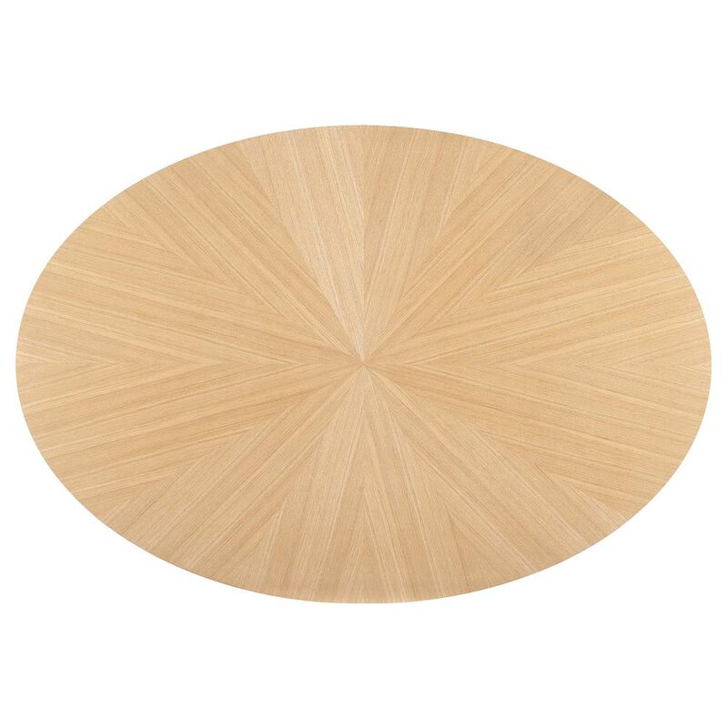 Crossroads 63" Oval Wood Dining Table image number 5