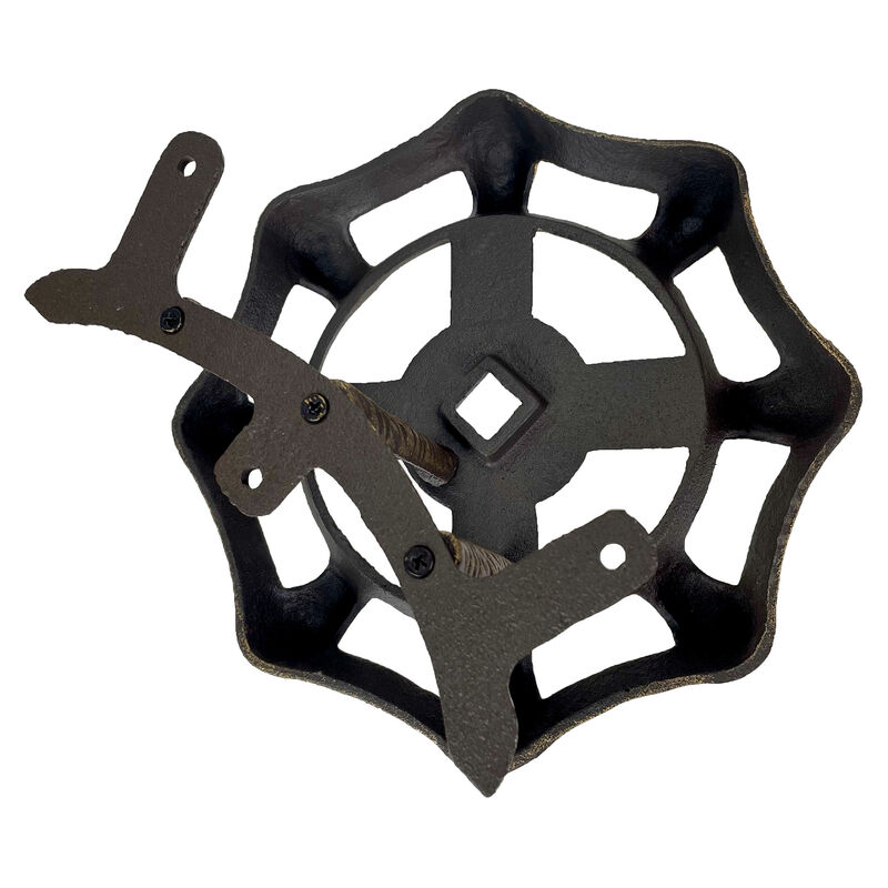 Vintage Faucet Spigot Hose Holder - Cast Iron with Bronze Finish - Holds 75 Feet image number 4
