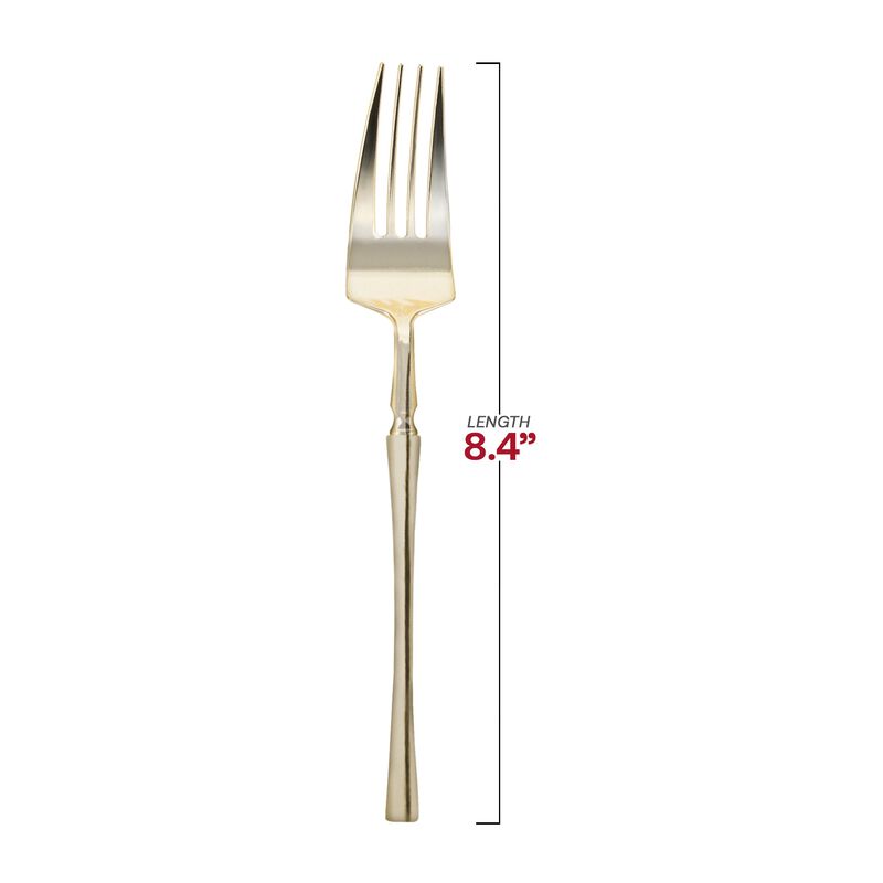 Solid Gold Moderno Plastic Dinner Forks (240 Forks) image number 3