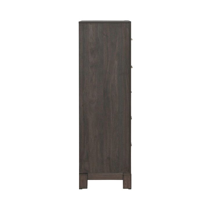 Liberty Furniture Modern Edge 5 Drawer Chest for Bedroom - Caffe