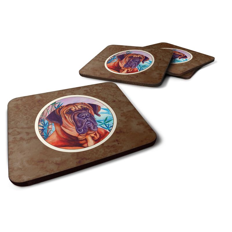 Caroline's Treasures 7116FC Tosa Inu Foam Coasters (Set of 4), 3.5, Multicolor image number 0