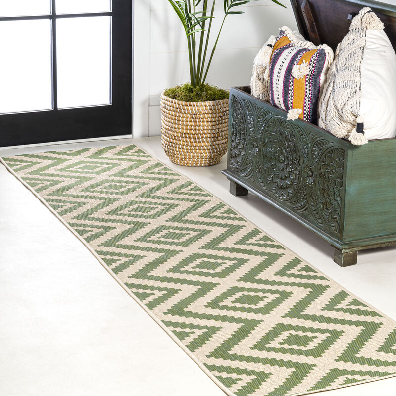 Sintra Diamond Tribal Indoor/Outdoor Area Rug