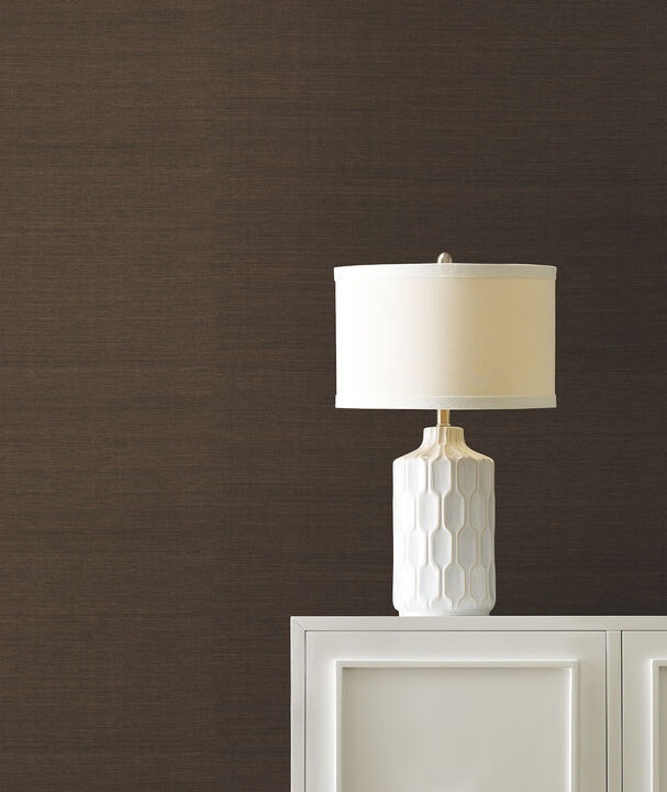 Maguey Sisal Walnut Wallpaper