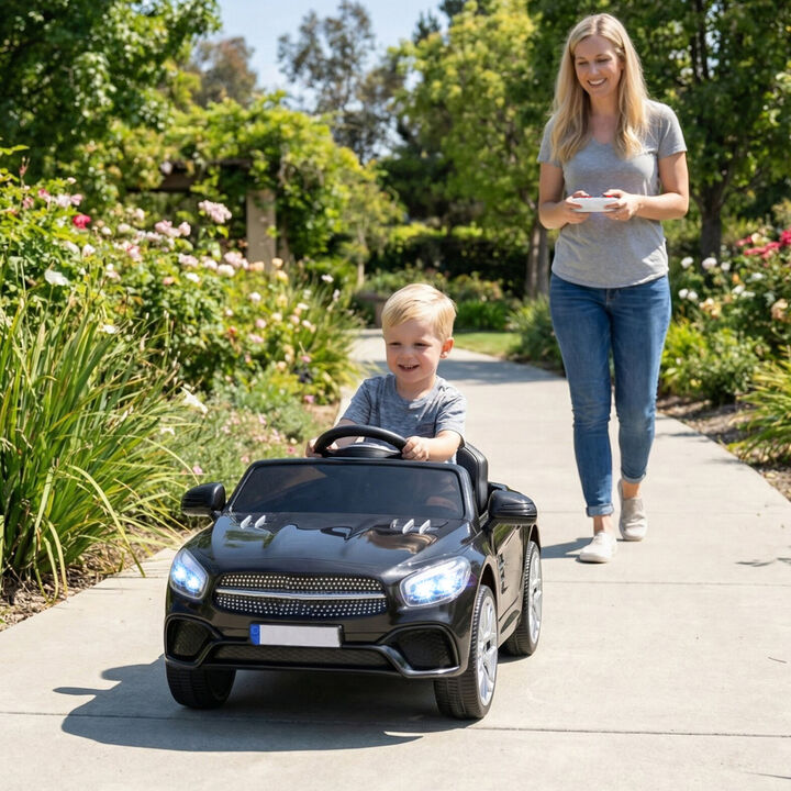 Kids 12V Battery Powered Ride On Car with Remote Control and Built-In Music