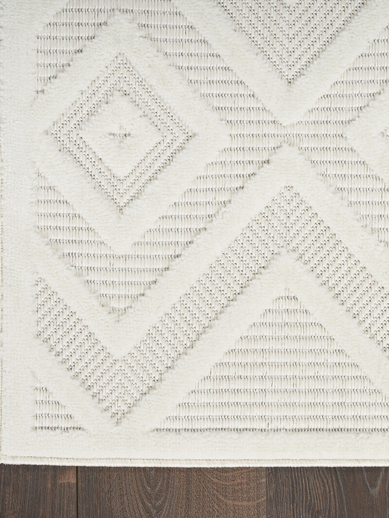 Versatile NRV01 Ivory/White 6' x 9' Rug