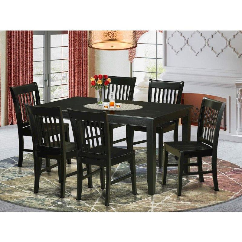 7 Pc Dining room set -Kitchen Table and 6 Dining Chairs