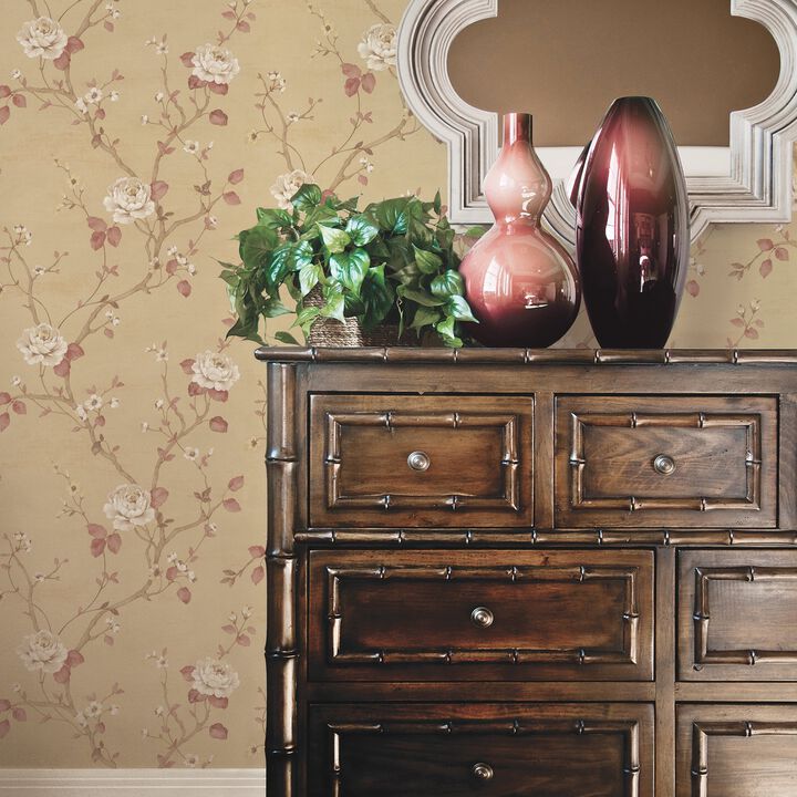 Palazzo 2 Luisella Floral Gold Wallpaper G67604