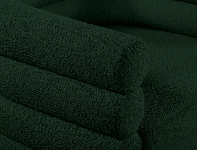 Meridian Furniture Tessa Green Boucle Fabric Accent Chair image number 5