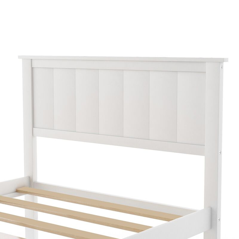 Modern Wooden Bed &ndash; Sleek Space Saver image number 2