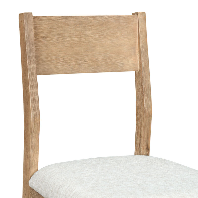 Merax Farmhouse Counter Height 5-Piece Dining Table Set