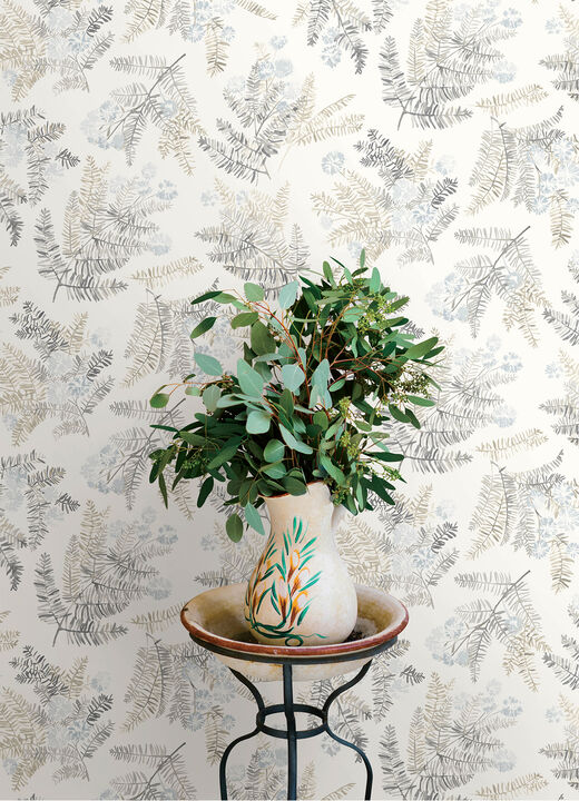 Frith Light Blue Botanical Wallpaper (Set of 2)