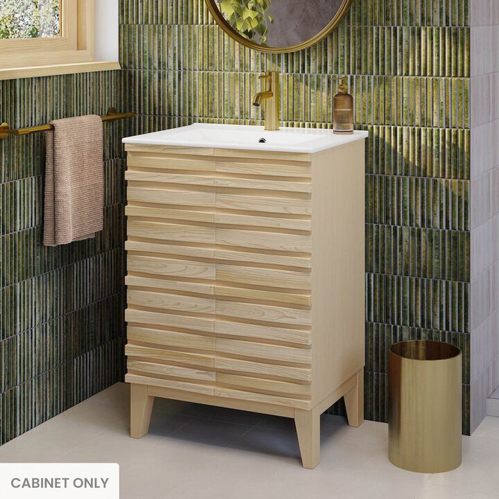 Cascade 24" Bathroom Vanity in Black Cabinet Only