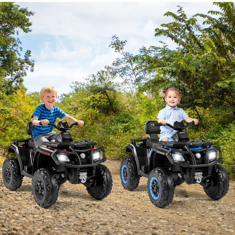 24V Two Seater Kids ATV Vehicle with 4 Motors Music and LED Light Features image number 5