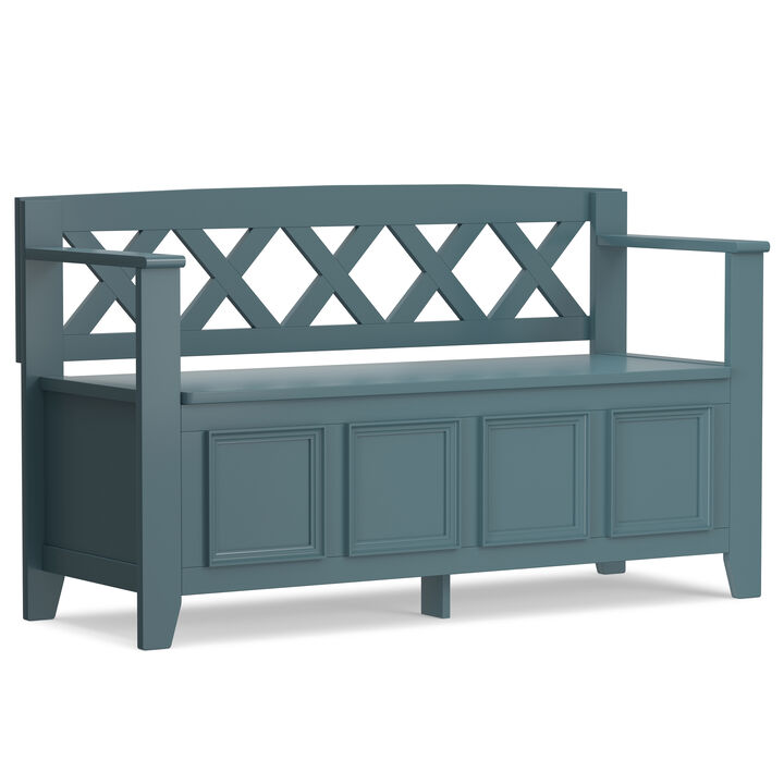 Simpli Home Amherst Entryway Storage Bench