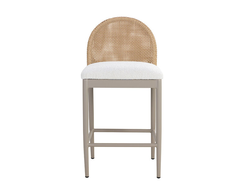 Calandri Greige/Louis Cream Counter Stool image number 3