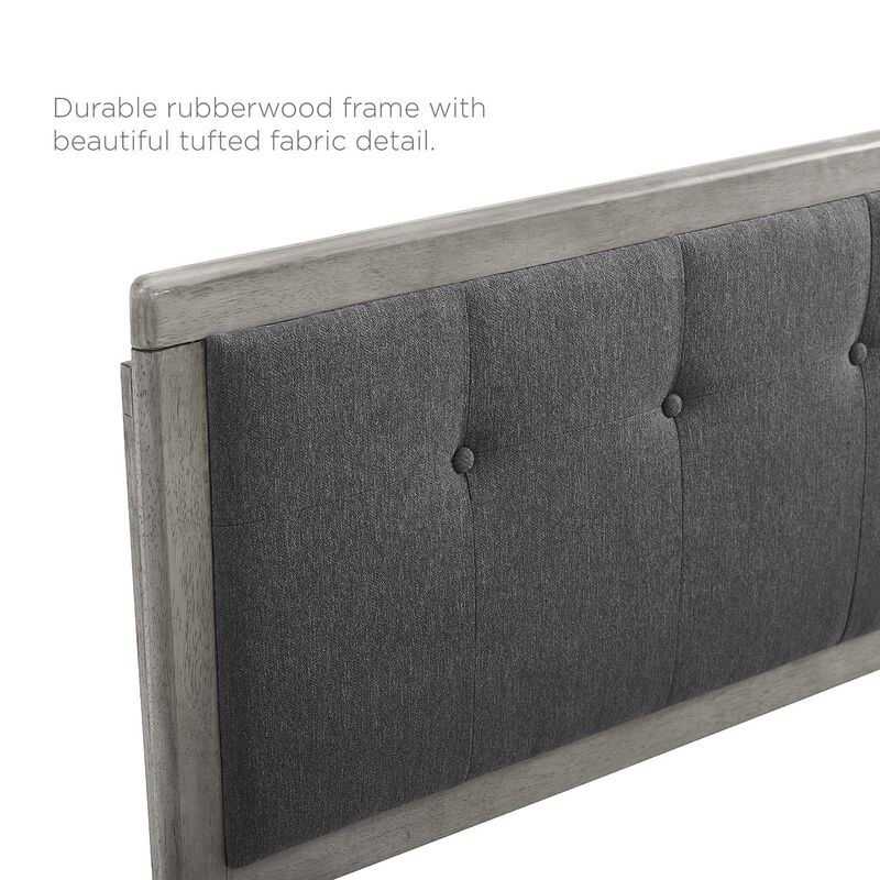 Modway - Willow Queen Wood Platform Bed with Angular Frame image number 7