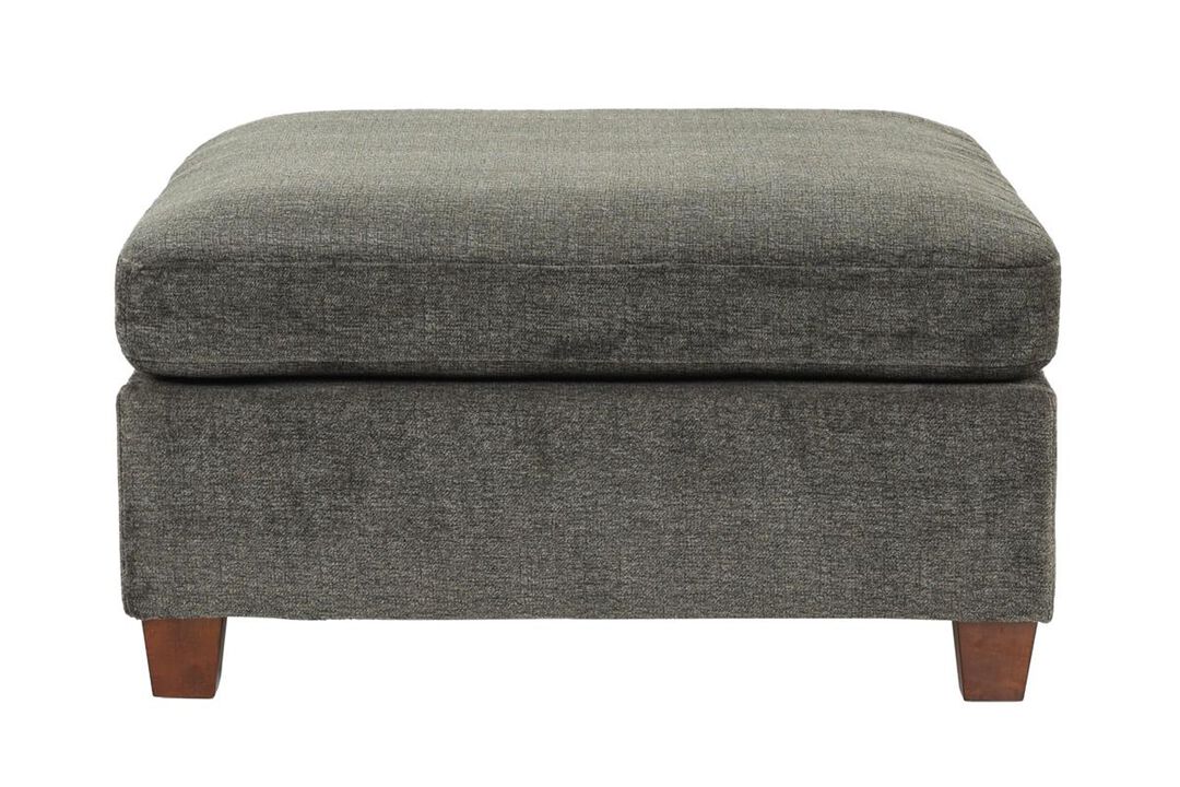 Streamdale Grey Chenille Ottoman Cushion