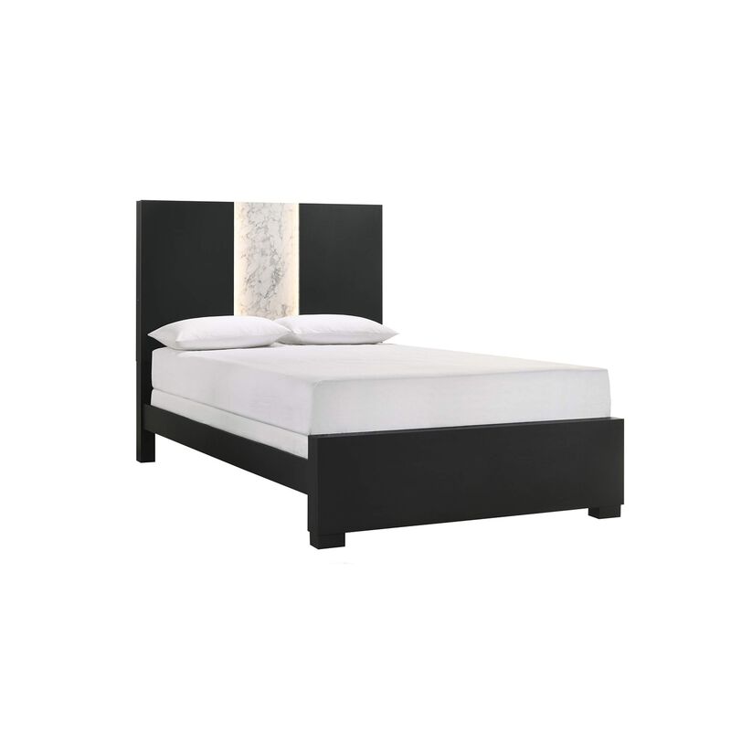 Bedroom Set, Wood, 2 Piece Set with Nightstand image number 1