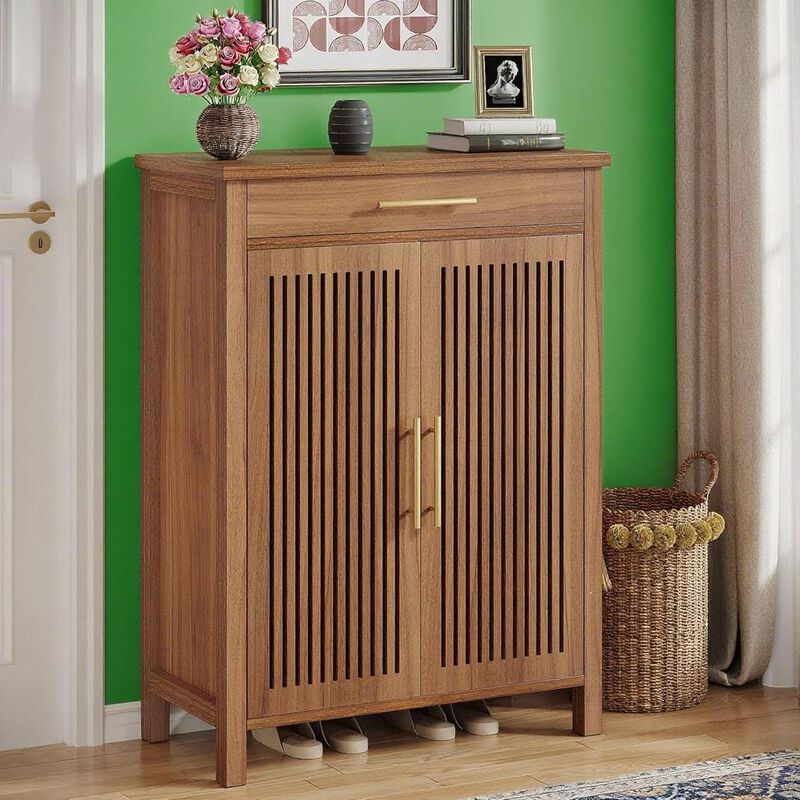 Large Shoe Cabinet  &ndash; Heavy-Duty Storage Cabinet For Entryway image number 4