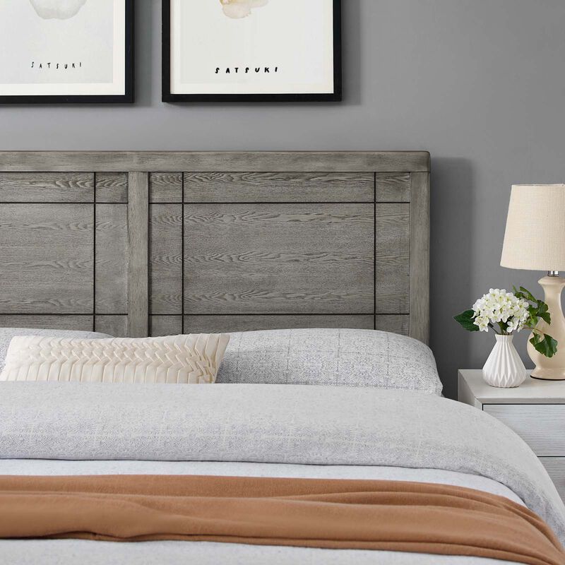 Modway - Archie Queen Wood Headboard image number 1