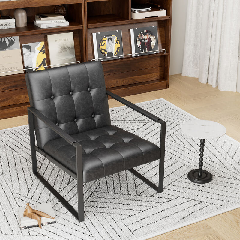 Cufscu PU Accent Chair image number 1