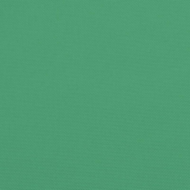 Outdoor Cushion for Bench, 59 Inch Tufted Stitch Green Oxford Fabric - Benzara