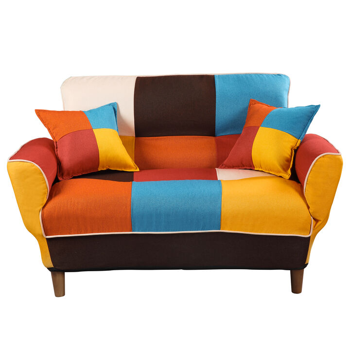 Contemporary Small Space Colorful Sleeper Sofa